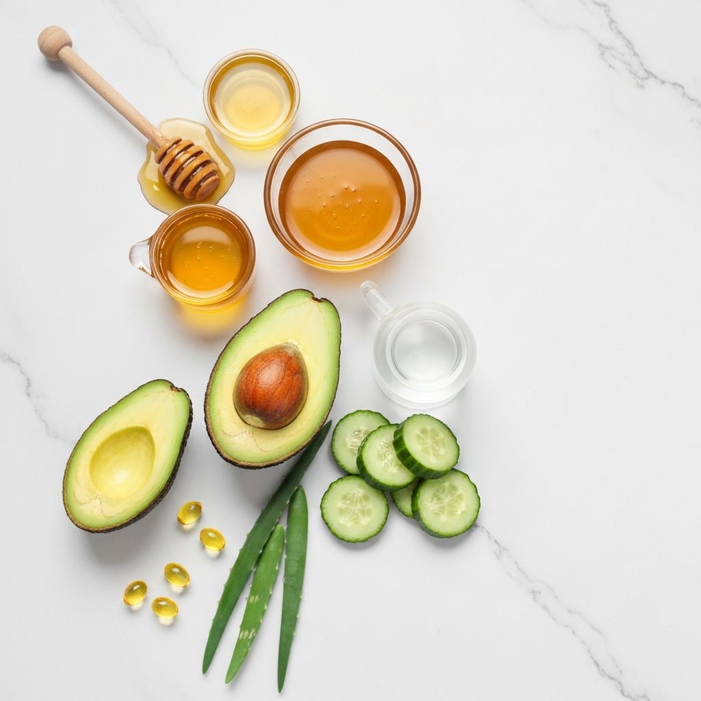 Natürliche Inhaltsstoffe für Hautpflege